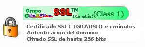 ssl certificado gratis  con Dominios .ES y .Com por solo 1€