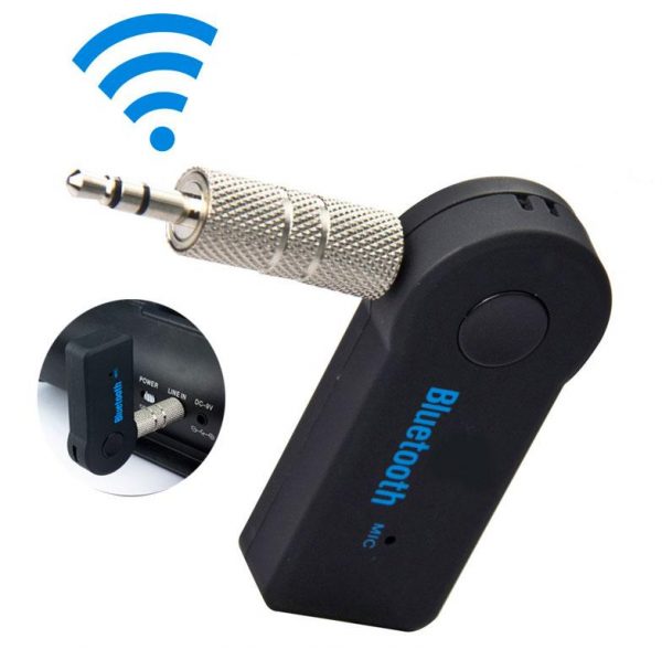 Adaptador Audio Bluetooth para Coche o entrada Jack 3.5